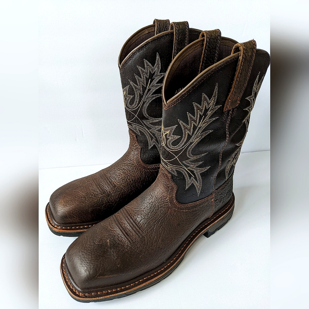 Ariat MEN's WorkHog Waterproof Work Boot 9D Style No. 10017436
